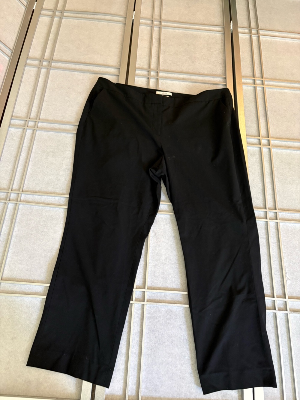 Sejour Black Straight-Leg Women's Pants